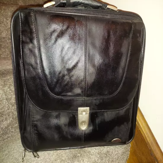 SAMSONITE Soft-sided Brief Case Laptop Bag Black Missing Shoulder Strap