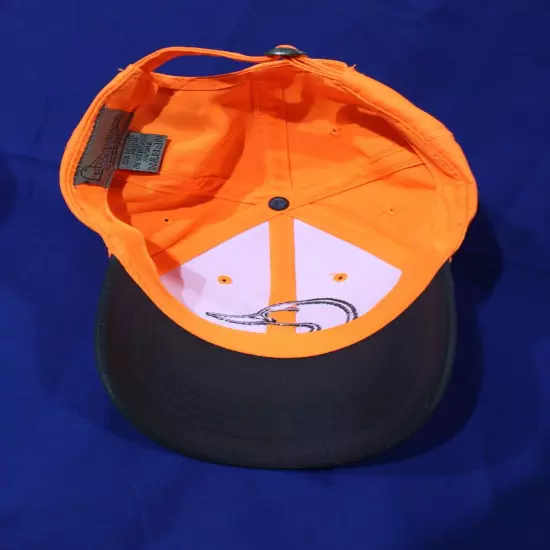 Ducks Unlimited Hunting Hat - Orange with Black Bill - Embroidered Duck Head