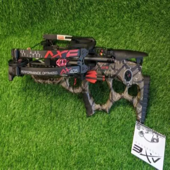 Axe Crossbows AX405, Multi-Pattern Camo, 405 FPS, w/ Illum. Scope - AX40001