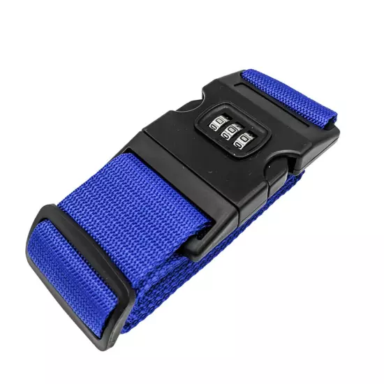 Luggage Strap Code Password Travel Suitcase Secure Lock Safe Nylon Packing Belt