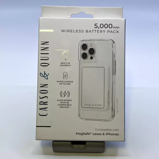 Carson and Quinn Wireless Battery Pack 5000 mAh