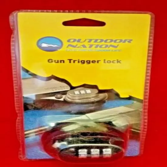 Outdoor Nation 3-Digit Combination Gun Lock 