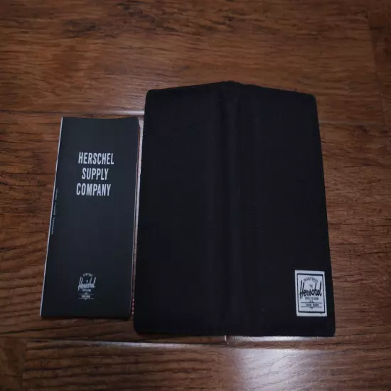 Herschel Supply Co. Passport Holder Wallet- Black. Brand New