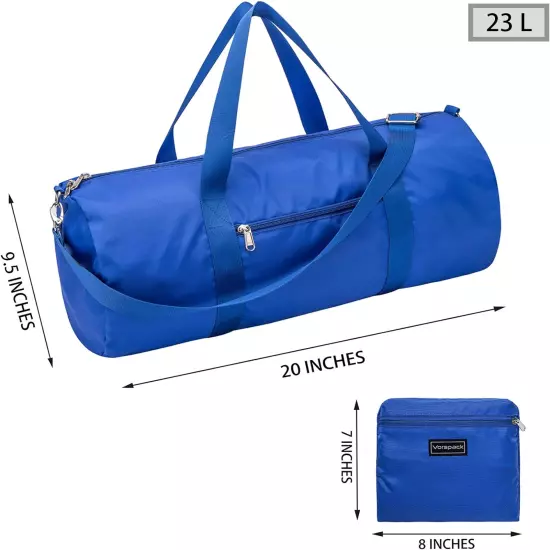 Duffel Bag 20-24-28 Inches Foldable Gym Bag for Men Women Duffle Bag Lightweight