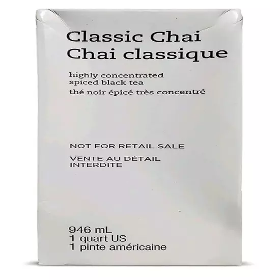 Starbucks Teavana Classic Chai - Highly Concentrated Spiced Black Tea - 32 FL OZ