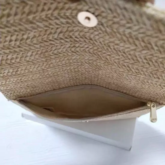 Christian Dior Novelty Clutch Pouch 2023 Summer Rattan Beige from Japan