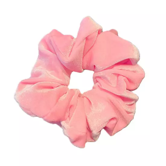 Oversized Velvet Scrunchies Women Solid Rubber Bands Ponytail Elastic Hair Ties