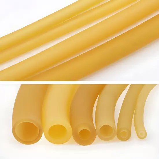 Highly Elastic Natural Latex Rubber Tube for Catapults, Catapulting, Surgical