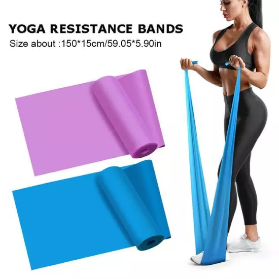 Yoga Exercise Fitness Elastic Strap Band Sports Stretch Belt Resistance B0X8