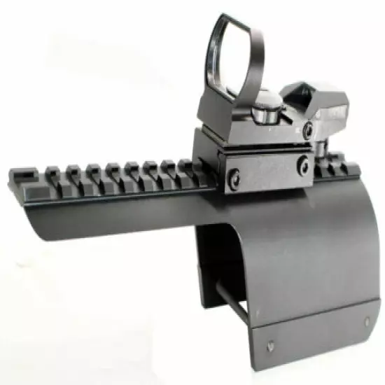 Trinity reflex sight with rail mount compatible with Benelli Nova Supernova 12ga