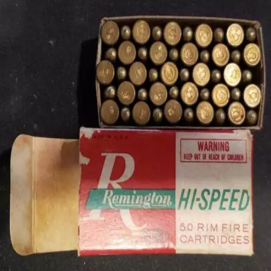 Remington 1022 HiSpeed 50 RimFire Cartridges Golden Bullet Kleanbore EMPTY BOX