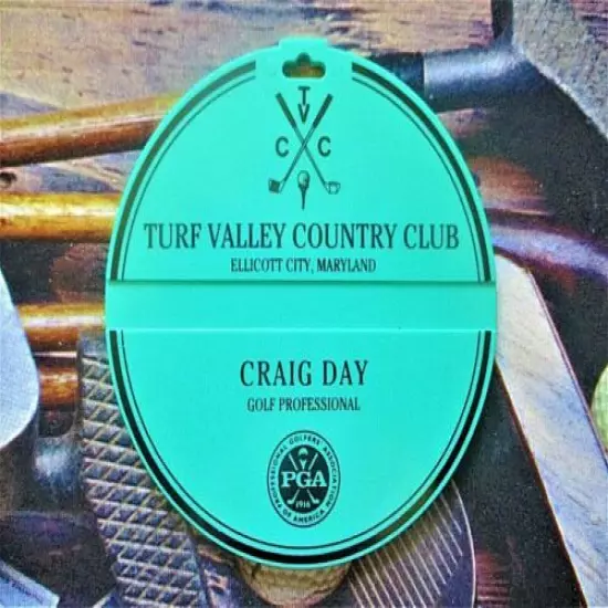 vtg - PGA Golf Bag Tag - TURF VALLEY COUNTRY CLUB cc - Ellicott City MD