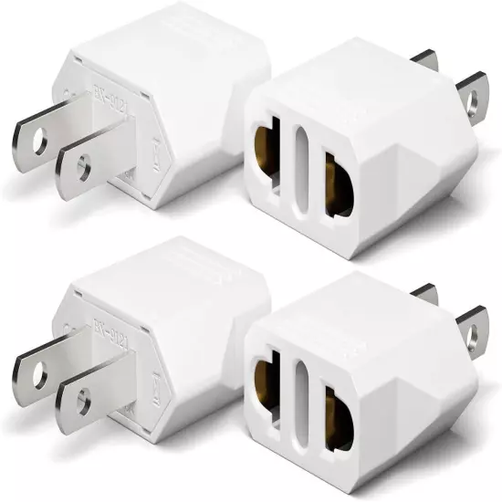 European to US Plug Adapter, EU to US Plug Adapter, Europe to USA Plug Adaptor,