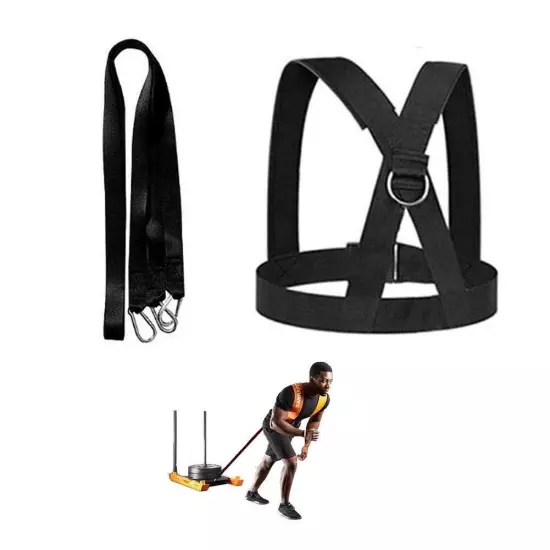 Sled Harness, Weight Speed Sled Workout Tire Pulling Harness Resistance and A...