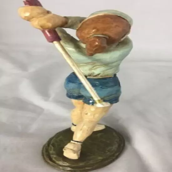 8" Golf Figurine THE PERFECT SWING 2002 Cast Art Industries We the People