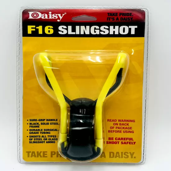 Daisy PowerLine F16 Slingshot Band Yellow/Black 7 Inch