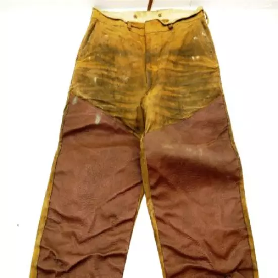 3 Vintage Hunting Pants ~ Ranger, Western Field and SafTBak ~ All Brown Canvas