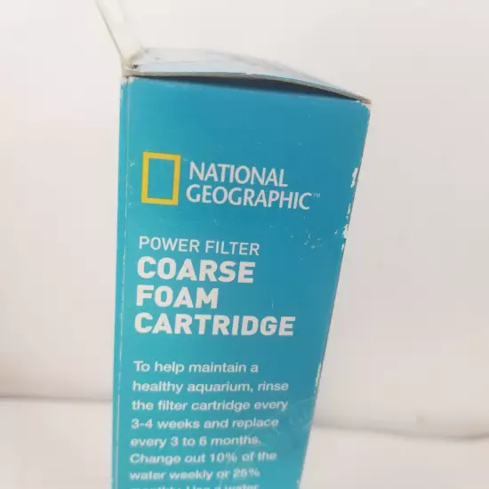 National Geographic Coarse Foam Cartridge PF20 PF30 PF50 New In Box