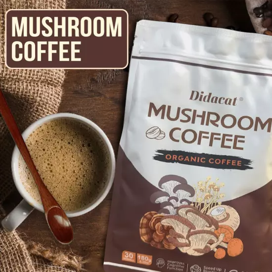 New RYZE Mushroom Coffee Organic Coffee 30 Servings in one Pack Fast shipping