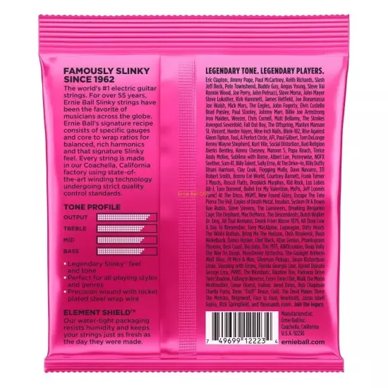 Ernie Ball 2223 SUPER SLINKY NICKEL WOUND ELECTRIC GUITAR STRINGS 9-42 GAUGE