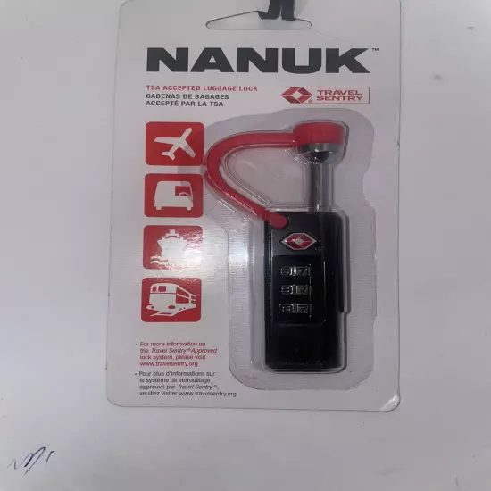 Nanuk Travel Sentry TSA Accepted Luggage Lock 900-TSA LOCK NANUK