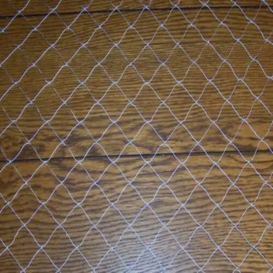 500' x 12' Game Poultry Pen Netting Barrier 1" #208 Nylon Twine Test 40 Lb 