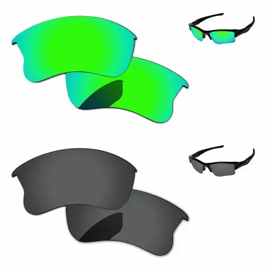 Lensology Polarized Replacement Lenses For-Oakley Flak Jacket XLJ Multi-Options