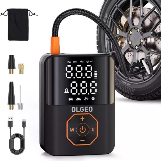 Tire Inflator Portable Air Compressor, 18000mAh & 160PSI Tire Inflator for Car