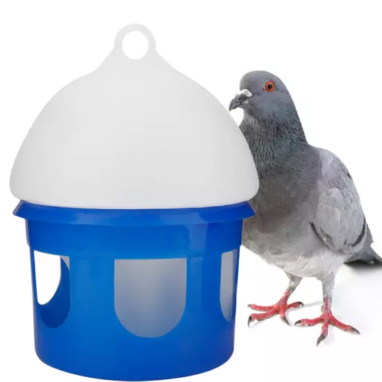 Large Capacity Automatic Bird Pigeon Feeder Water Dispenser Waterer(2L)