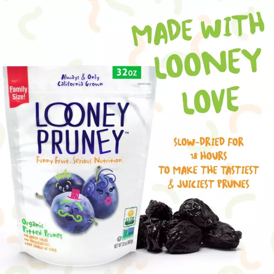 Organic Pitted Dried Prunes for the Entire Family | Always California-Grown | Ko