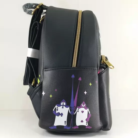 Loungefly Disney Alice In Wonderland Glow In The Dark Characters Mini Backpack