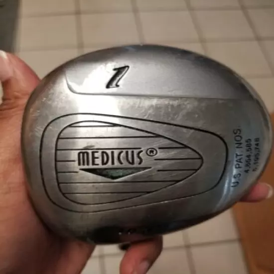 Dual Hinge MEDICUS GOLF Swing Trainer 10.5* DRIVER Left Handed LH Practice