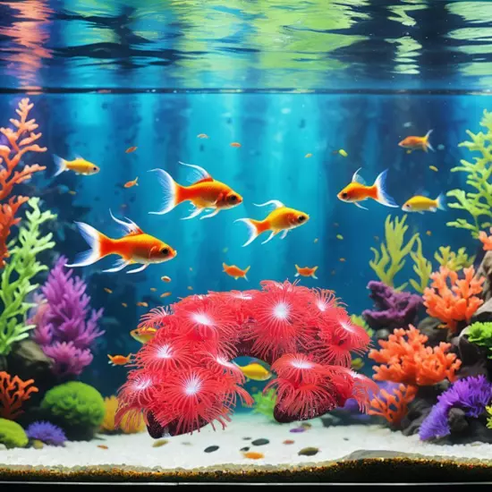 Artificial Silicone Coral Reef Aquarium Fish Tank Ornament Landscapin Home Deco'