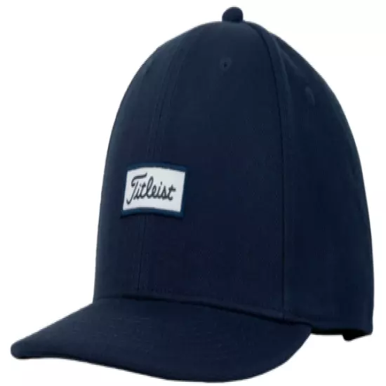 Titleist Golf 2021 Charleston Wool Cold Weather Adjustable Hat/Cap - Navy/White