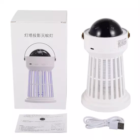 Buzz Buster - Buzz Buster Mosquito Zapper, 360° Indoor & Outdoor Protection