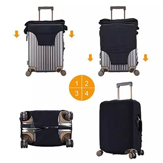 Luggage Suitcase Protective Elastci Cover Luggage Dust Cover, Apply to 18-32inch