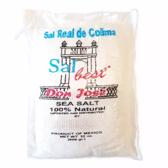 Sal Real De Colima 2 lb.- Coarse Salt - Sea Salt - Natural - Unrefined Sea Salt