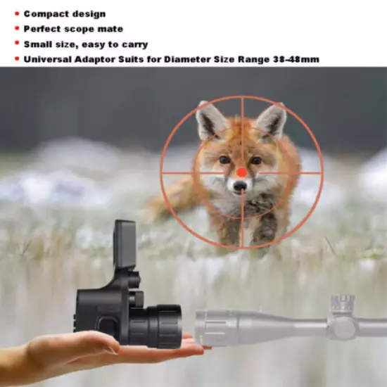 Digital Night Vision Rifle Scope WIFI Connecting 8P High Definition Lens.