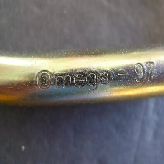 OMEGA - STEEL CARABINER - - # MD716S3 - NEW OLD STOCK -40 KN- MADE @ USA