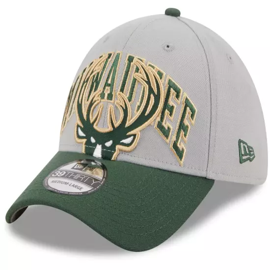 Milwaukee Bucks Tip Off 39THIRTY Hat, Medium/Large