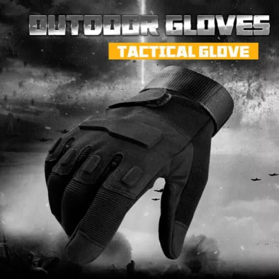 Men's Tactical Gloves Shooting Hunting Hiking Airsoft Cycling Motorcycle Gloves