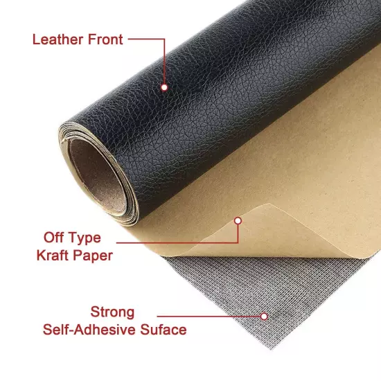 Self-Adhesive Leather-Repair-Patch Leather Refinisher-Cuttable Sofa Repair-Patch