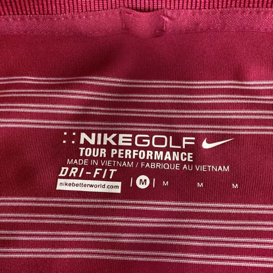 Nike Golf Mens Dri-Fit Polo Short Sleeve Shirt Size Medium