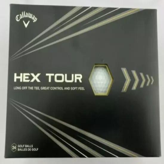 New Callaway Hex Tour Golf Balls - 24 balls(2 dozen) Sealed Unopened.