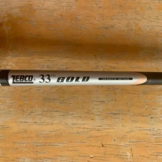 ZEBCO 33 GOLD GC50UL ULTRA-LIGHT 5'0" SPINCAST/CASTING ROD 2 PC