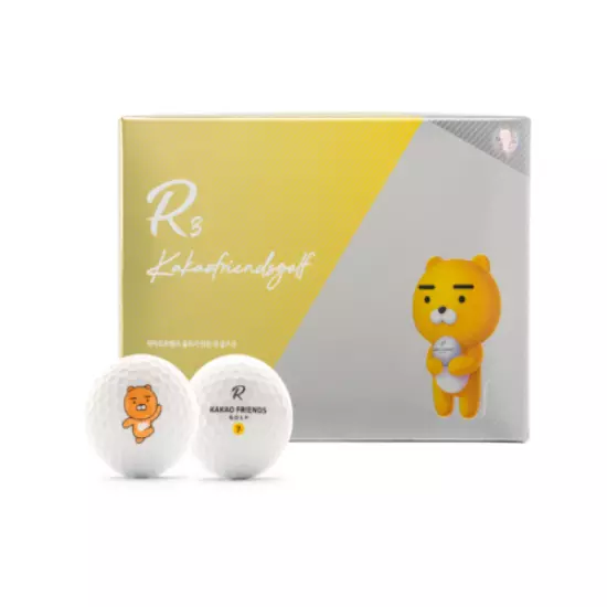 [Kakao Friends] Official Golf Ball R3 Lion Little Edition Authentic 