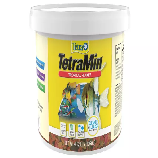 TetraMin Nutritionally Balanced Tropical Flake Food,Tropical Fish, Select Size.