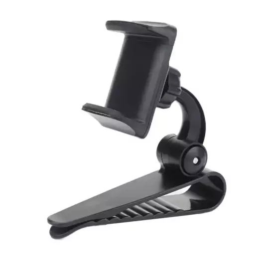 Sun Visor Phone Holder Car Mount 360 Rotating Mobile Cell GPS Navigation Stand 