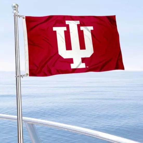 IU Hoosiers Indiana Boat and Golf Cart Flag