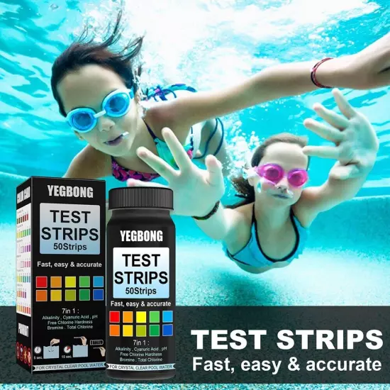 Aquarium Fish Tank Water Test Strips Kit Nitrite Nitrate PH Tester 7-in-1